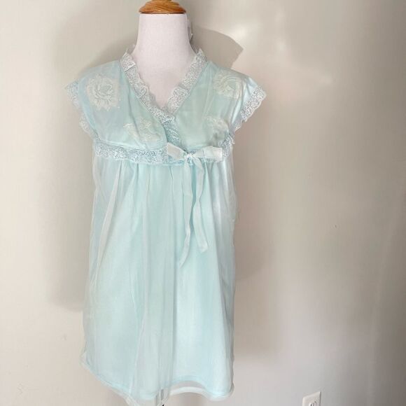 Vintage Love Birds by ABC Lingerie nightie - Picture 1 of 4